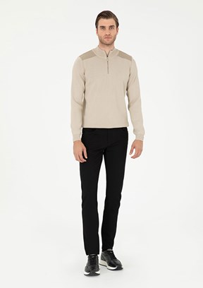 PİERRE CARDİN Siyah Erkek Slim Pantolon