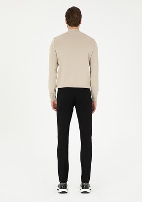 PİERRE CARDİN Siyah Erkek Slim Pantolon
