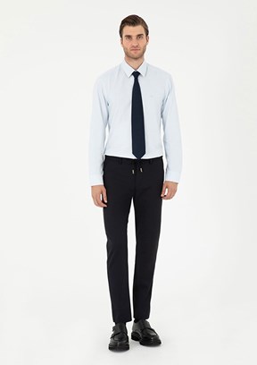 PİERRE CARDİN Lacivert Erkek Slim Pantolon