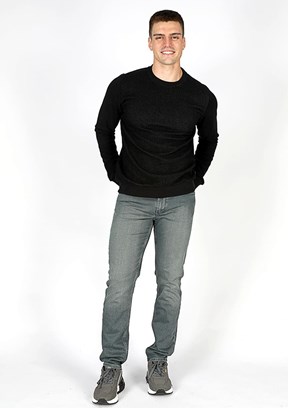 Lee Cooper Siyah Erkek Bisiklet Yaka Sweatshirt