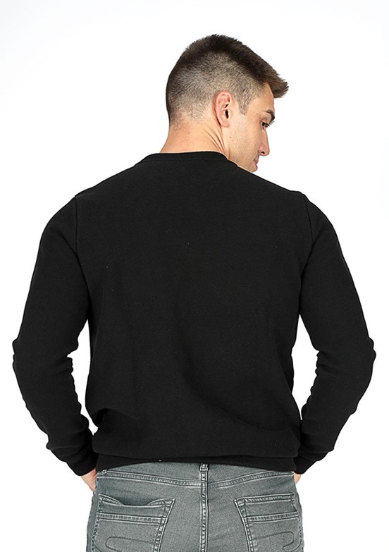 Lee Cooper Siyah Erkek Bisiklet Yaka Sweatshirt