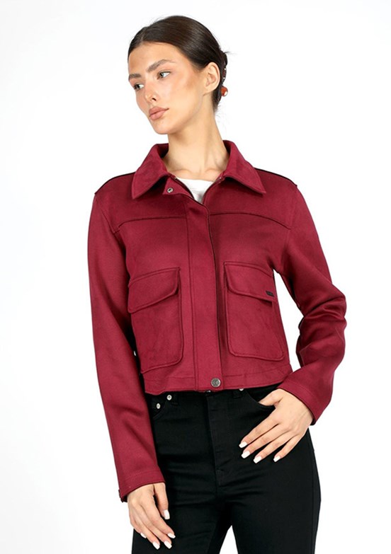 Lee Cooper Bordo Kadın Poem Nubuk Mont