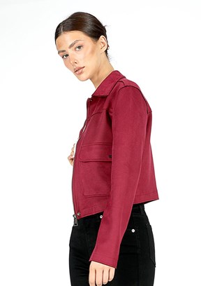 Lee Cooper Bordo Kadın Poem Nubuk Mont