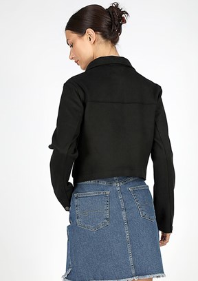 Lee Cooper Siyah Kadın Poem Nubuk Mont