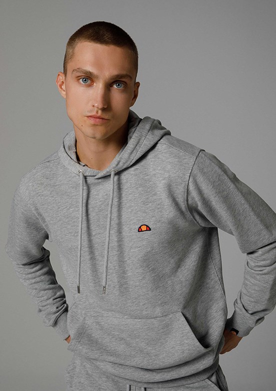 Ellesse Gri Unisex Kapüşonlu Sweatshirt