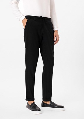 Süvari Siyah Erkek Jogger Pantolon
