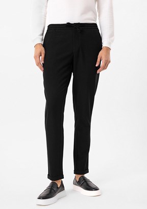Süvari Siyah Erkek Jogger Pantolon