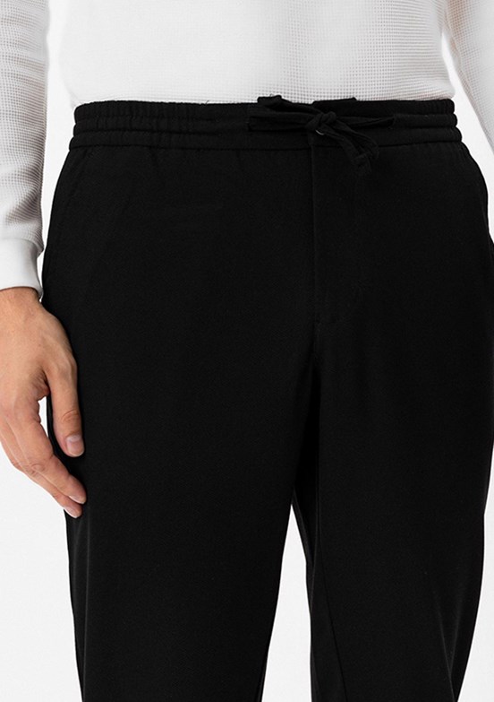 Süvari Siyah Erkek Jogger Pantolon