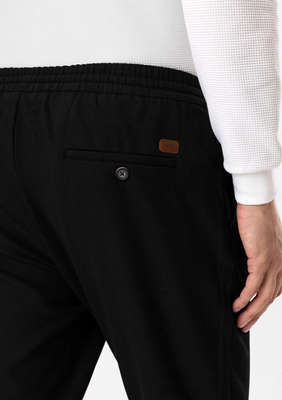 Süvari Siyah Erkek Jogger Pantolon