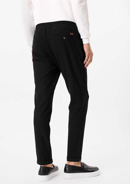 Süvari Siyah Erkek Jogger Pantolon
