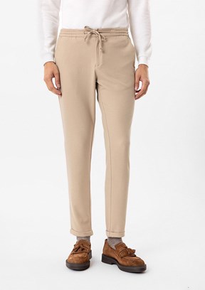Süvari Bej Erkek Jogger Pantolon