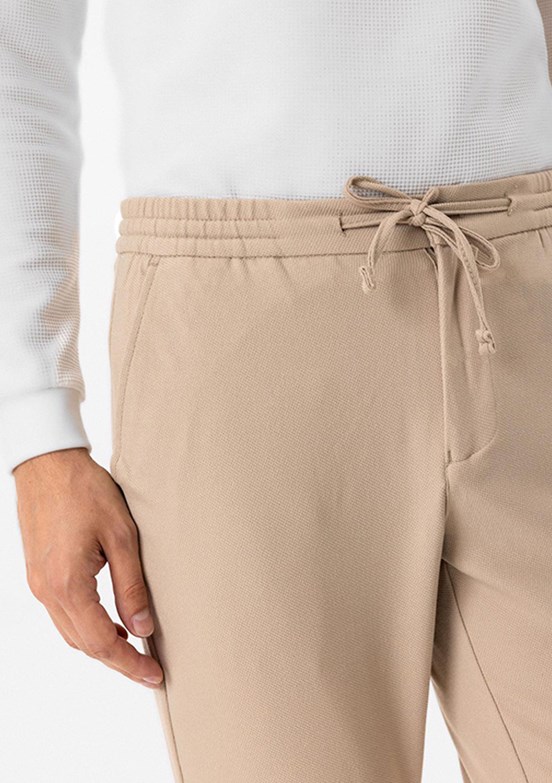 Süvari Bej Erkek Jogger Pantolon