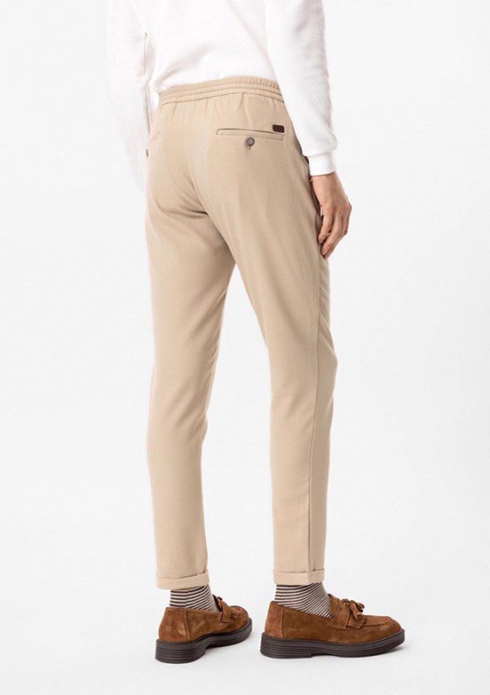Süvari Bej Erkek Jogger Pantolon