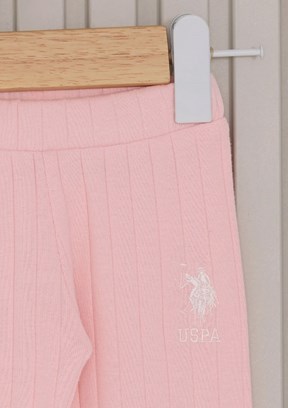 US POLO ASSN Pembe Kız Bebek Zıbın