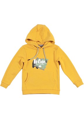 LEE COOPER Sarı Erkek Çocuk Kapüşonlu Sweatshirt