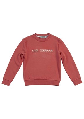 LEE COOPER Turuncu Erkek Çocuk Bisiklet Yaka Sweatshirt
