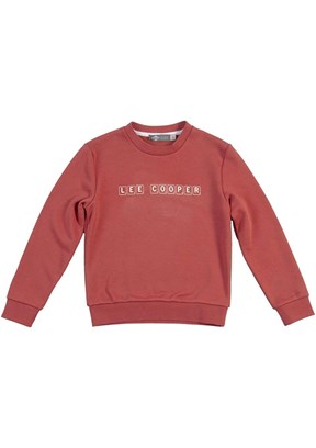 LEE COOPER Turuncu Erkek Çocuk Bisiklet Yaka Sweatshirt