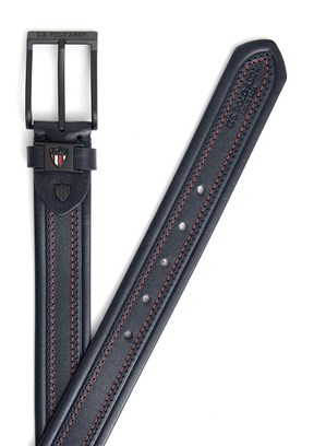 US POLO ASSN Lacivert Erkek Deri Kemer