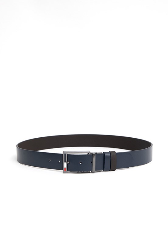 US POLO ASSN Lacivert Erkek Deri Kemer