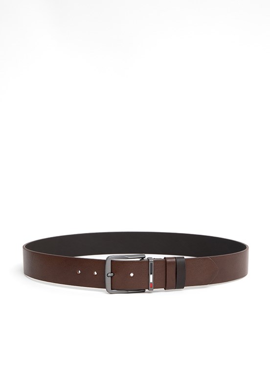 US POLO ASSN Kahverengi Erkek Standart Kemer