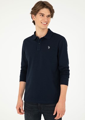 US POLO ASSN Lacivert Erkek Basic Sweatshirt