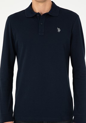US POLO ASSN Lacivert Erkek Basic Sweatshirt