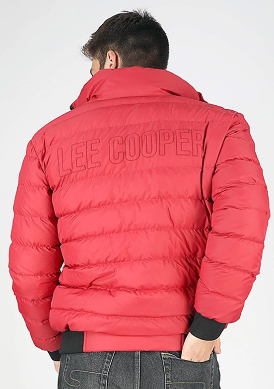 Lee Cooper Kırmızı Erkek Dik Yaka Mont