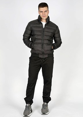 Lee Cooper Siyah Erkek Dik Yaka Mont