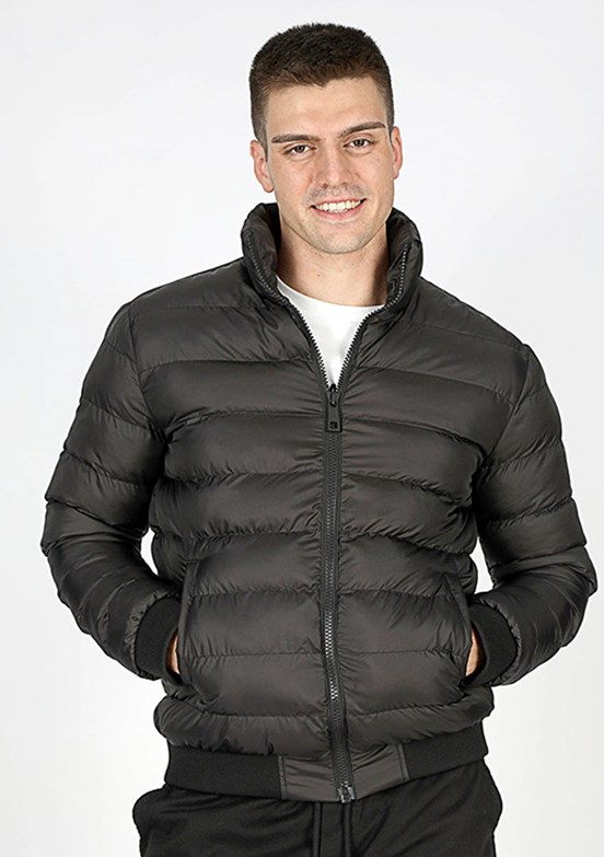 Lee Cooper Siyah Erkek Dik Yaka Mont