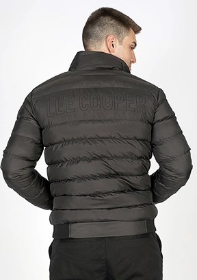 Lee Cooper Siyah Erkek Dik Yaka Mont