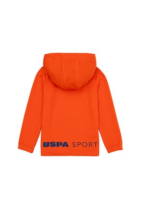 US POLO ASSN Oranj Erkek Çocuk Regular Sweatshirt