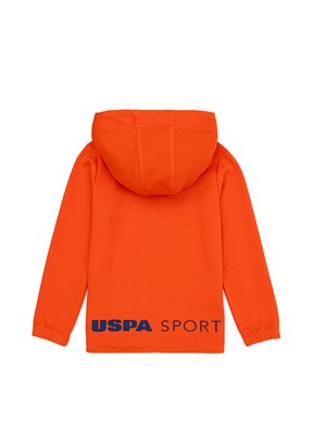 US POLO ASSN Oranj Erkek Çocuk Regular Sweatshirt