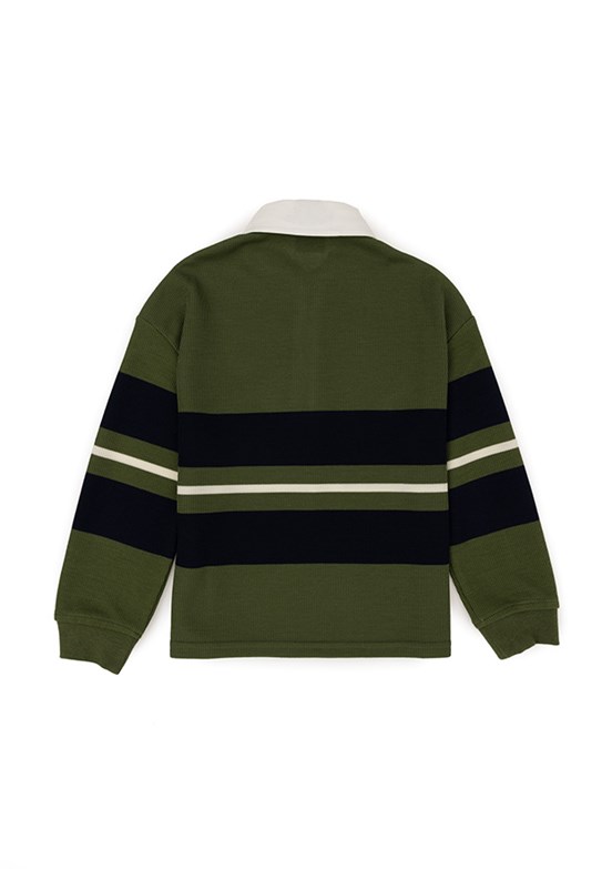 US POLO ASSN Yeşil Erkek Çocuk Cropped Sweatshirt