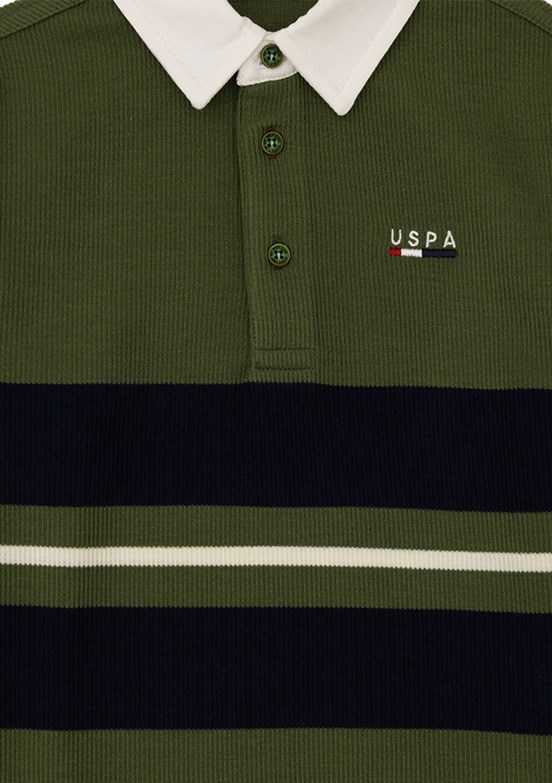 US POLO ASSN Yeşil Erkek Çocuk Cropped Sweatshirt