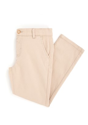 U.S. Polo Assn Bej Erkek Çocuk Chino Pantolon
