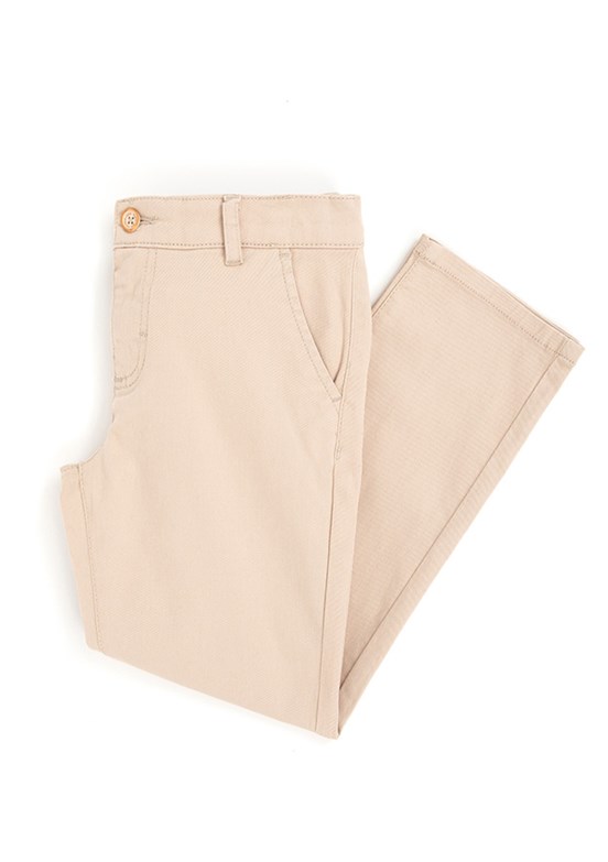 U.S. Polo Assn Bej Erkek Çocuk Chino Pantolon