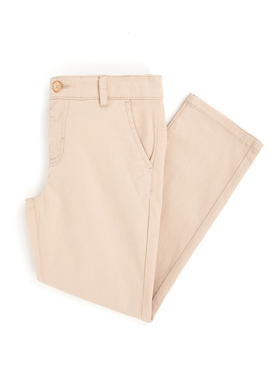 U.S. Polo Assn Bej Erkek Çocuk Chino Pantolon