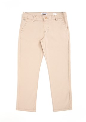 U.S. Polo Assn Bej Erkek Çocuk Chino Pantolon