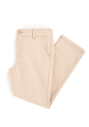 U.S. Polo Assn Bej Erkek Çocuk Chino Pantolon