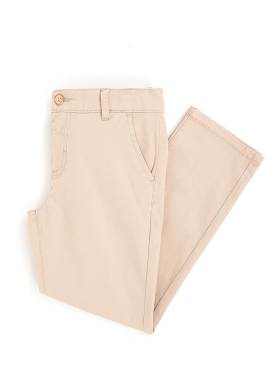 U.S. Polo Assn Bej Erkek Çocuk Chino Pantolon