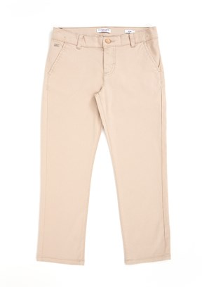 U.S. Polo Assn Bej Erkek Çocuk Chino Pantolon