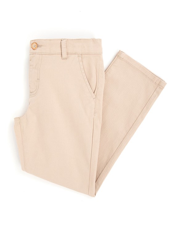 U.S. Polo Assn Bej Erkek Çocuk Chino Pantolon