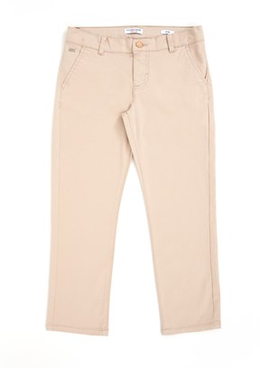 U.S. Polo Assn Bej Erkek Çocuk Chino Pantolon