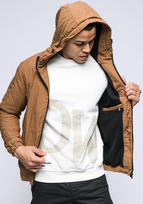 JOHNNY JOE Kahverengi Erkek Basic Mont