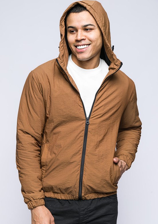 JOHNNY JOE Kahverengi Erkek Basic Mont