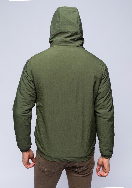 JOHNNY JOE Yeşil Erkek Basic Mont