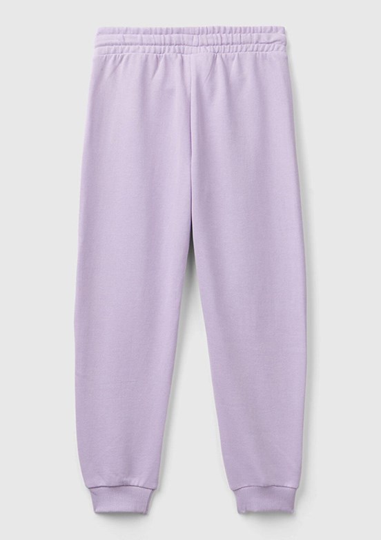 Benetton Mor Kız Çocuk Normal Bel Pantolon
