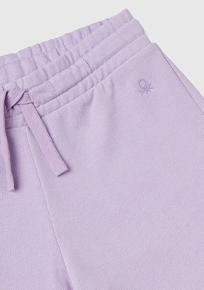 Benetton Mor Kız Çocuk Normal Bel Pantolon