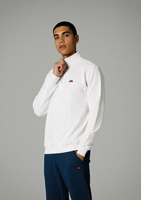 Ellesse Beyaz Unisex Baskılı Ceket