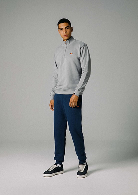 Ellesse Gri Unisex Baskılı Ceket